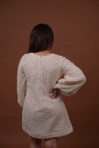 White Petal Bloom Dress