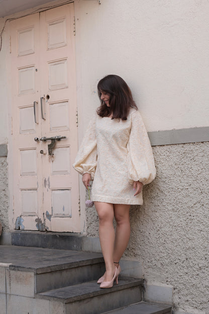 White Petal Bloom Dress